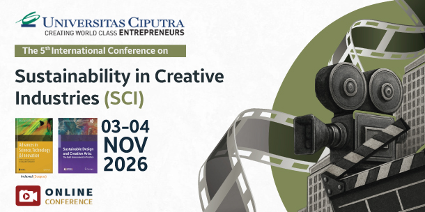 Sustainability in Creative Industries (SCI) 5th Edition